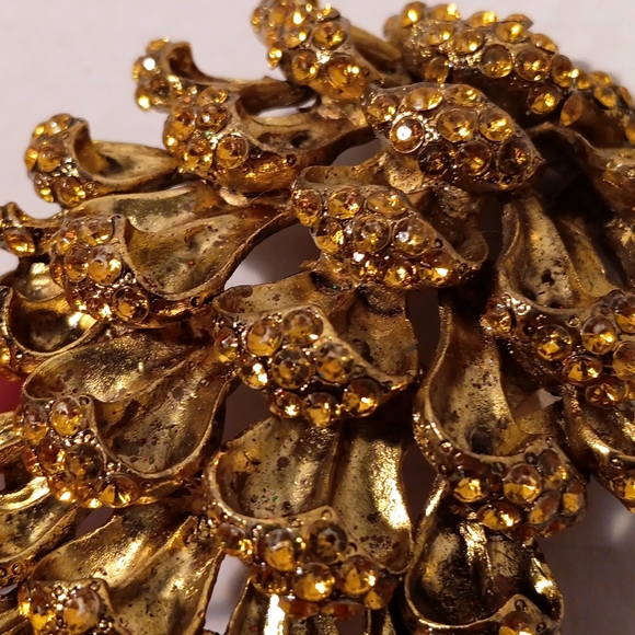 Pinecone metal & Rhinestones Glitter snowflake and mini 2012 ball ornaments - Picture 3 of 7